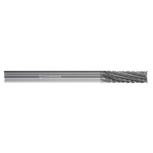 COREHOG Diamond Pattern Router Bit: 0.25" Dia, 0.75" LOC, 1" Shank Dia, End Mill C30903