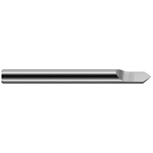 HARVEY TOOL Engraving Cutter: 40 &deg;, 1/8" Dia, Pointed, Solid Carbide 25110