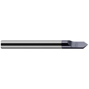 HARVEY TOOL Engraving Cutter: 45 &deg;, 1/8" Dia, Pointed, Solid Carbide 997308-C3