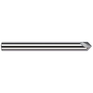 HARVEY TOOL Engraving Cutter: 60 &deg;, 1/4" Dia, Tip Radius Point, Solid Carbide 966830