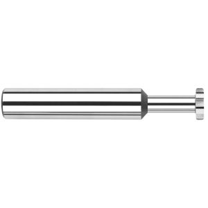 HARVEY TOOL Woodruff Keyseat Cutter: 1/2" Cut Dia, 1/8" Cut Width, 1/2" Shank Dia, Straight Tooth 969160