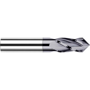 HARVEY TOOL Drill Mill: 1/16" Dia, 3/16" LOC, 4 Flutes, 90 &deg; Point, Solid Carbide 15304-C3