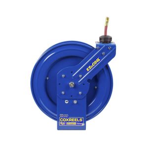COXREELS Hose Reel with Hose: 1/2" ID Hose x 50', Spring Retractable EZ-P-LP-450