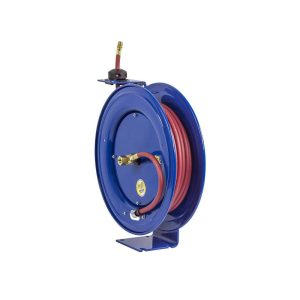 COXREELS Hose Reel with Hose: 3/4" ID Hose x 50', Spring Retractable EZ-SH-550