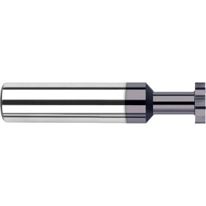 HARVEY TOOL Woodruff Keyseat Cutter: 1/4" Cut Dia, 5/64" Cut Width, 1/4" Shank Dia, Straight Tooth 986178-C3