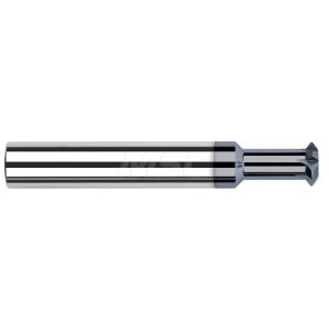 HARVEY TOOL Double Angle Milling Cutter: 90 &deg;, 1/8" Cut Dia, 0.073" Cut Width, 1/8" Shank Dia, Solid Carbide 776608-C3