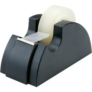 ABILITYONE Tabletop Tape Dispensers; Style: Single Roll ; Mount Type: Table; Desk ; Tape Core Diameter: 1in ; Dispenser Material: Plastic ; Tape Width: 3/4 in ; Power Type: Manual 7520002402411