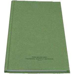 ABILITYONE Accounting Book: 192 Sheets, 5-1/2 x 8" Sheet 7530002223521