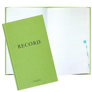 ABILITYONE Accounting Book: 288 Sheets, 8-1/2 x 14" Sheet 7530002223524