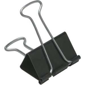 ABILITYONE Binder Clips; Capacity (Inch): 1 ; UNSPSC Code: 44122105 7510002855995