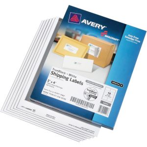 ABILITYONE Label Maker Label: White, Laminated Paper, 2" OAW, 1,000 per Roll 7530013360540