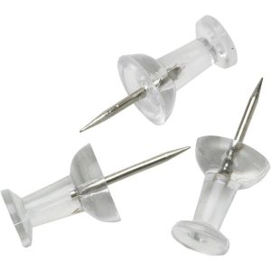 ABILITYONE Office Machine Supplies: Push Pins, Clear 7510009400935