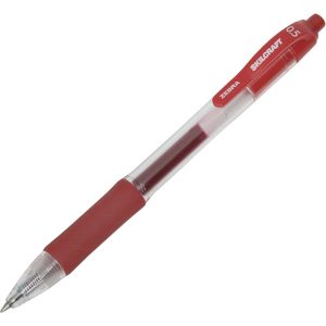 ABILITYONE Gel Pen: Fine Tip, Red Ink 7520016826564