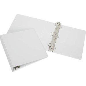 ABILITYONE Ring Binders; Binder Type: 3 Hole Binder ; Color: White ; Ring Material: Vinyl ; UNSPSC Code: 44122003 7510013848788