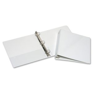 ABILITYONE 3 Hole Binder: White 7510015194381