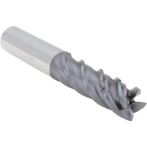 FRAISA Corner Radius End Mill: 3/4" Dia, 2-1/4" LOC, 0.0080" Radius, 4 Flute, Solid Carbide P98212652