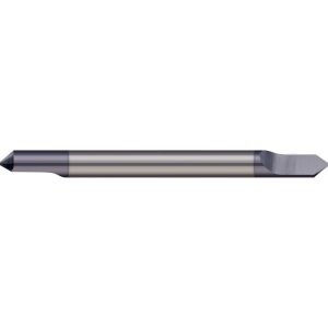 MICRO 100 Engraving Cutter: 1/8" Dia, 0.008" Tip Dia, Tipped Off Point, Solid Carbide RSC-125-2X