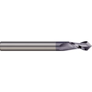 MICRO 100 Drill Mill: 1/8" Dia, 1/2" LOC, 4 Flutes, 90 &deg; Point, Solid Carbide DM-125-490X