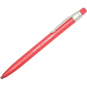 ABILITYONE China Marker: Mechanical Wax/Grease Pencil/Marker, Red, with Clip 7520002236675