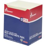 ABILITYONE Self-Stick Note: 100 Sheets, 4 x 6" Sheet 7530012733755