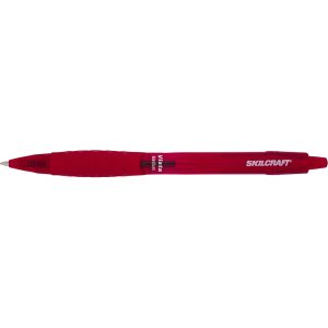 ABILITYONE Ball Point Pen: Medium Tip, Red Ink 7520014845271