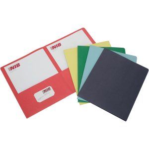 ABILITYONE Portfolios, Report Covers & Pocket Binders; Color: Dark Blue; Green; Red; Yellow ; Overall Length: 11in ; UNSPSC Code: 44122011 7510013162302