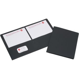 ABILITYONE Portfolios, Report Covers & Pocket Binders; Color: Black ; Overall Length: 11in ; UNSPSC Code: 44122011 7510015552905