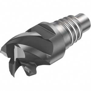 SANDVIK COROMANT 12mm Mill Dia, 6.5mm LOC, 6.5mm OAL, 3 Flute Square End Mill Head 7611729
