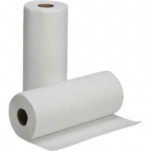 ABILITYONE Paper Towels: Perforated Roll, 30 Rolls, 2 Ply, Recycled Fiber, White 8540011699010