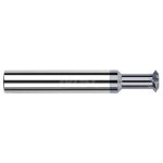 HARVEY TOOL Double Angle Milling Cutter: 90 &deg;, 3/16" Cut Dia, 0.095" Cut Width, 3" Shank Dia, Solid Carbide 838812-C6