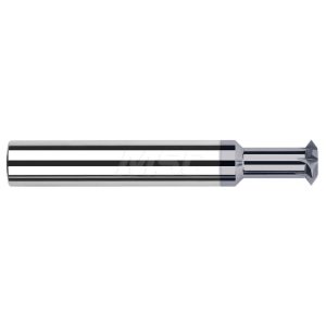 HARVEY TOOL Double Angle Milling Cutter: 90 &deg;, 3/16" Cut Dia, 0.095" Cut Width, 3" Shank Dia, Solid Carbide 838812-C6