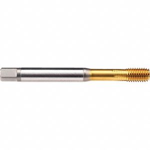 EMUGE Thread Forming Tap: 5/16-24 UNF, 2BX Class of Fit, Bottoming, Powdered Metal High Speed Steel, TiN-T26 Coated BU446A00.5044