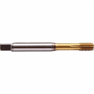 EMUGE Thread Forming Tap: M8x1.25 Metric, 6HX Class of Fit, Modified Bottoming, Powdered Metal High Speed Steel, TiN Coated B523Z700.0080