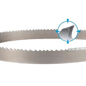 DOALL Welded Bandsaw Blade: 12' Long x 1-1/4" Wide x 3 to 4 TPI 328-334144.000