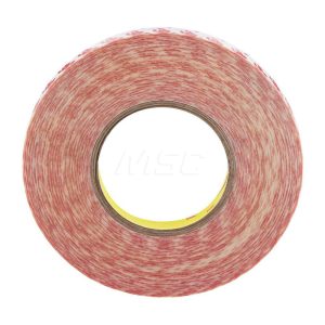 3M Clear Double-Sided Acrylic Tape: 1/2" Wide, Acrylic Adhesive 7100226020