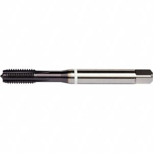 DORMER PRAMET 3/8-16 Semi-Bottoming RH 2BX H5 TiAlN Cobalt 4-Flute Straight Flute Machine Tap 7350205