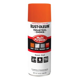 RUST-OLEUM Enamel Spray Paint: Safety Orange, Gloss, 12 oz 1653830V