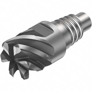 SANDVIK COROMANT Corner Radius End Mill Head: 1/2" Dia, 6 Flutes 7611840