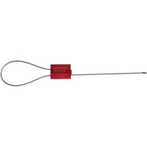 TYDENBROOKS Security Seals; Type: Cable Seal; Security Seal ; Overall Length (Decimal Inch): 13.10000; 13.00 ; Operating Length: 12; 12in (Decimal Inch); Material: Aluminum; Aluminum; Aluminum ; Color: Red ; Breaking Strength (lb): 727.000 (Pounds) S46010121-01