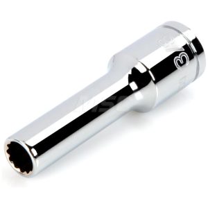 TEKTON Hand Socket: 1/2" Drive, 3/8" Socket, 12-Point SHD23210