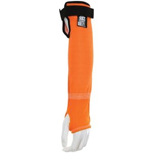 MCR SAFETY Cut & Puncture-Resistant Sleeve: Size Universal, HPPE, High-Visibility Orange, ANSI Cut A5 9214OVT