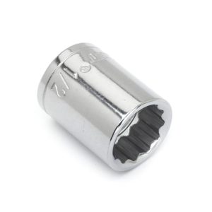 CRESCENT Hand Socket: 3/8" Drive, 1/2" Socket, 12-Point CDS27N