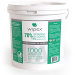 VALUE COLLECTION Wipex® 70% Isopropyl Alcohol Wipes, Pre-Moistened, Center-Pull Canister, 5" x 8", White WX71960IPA70
