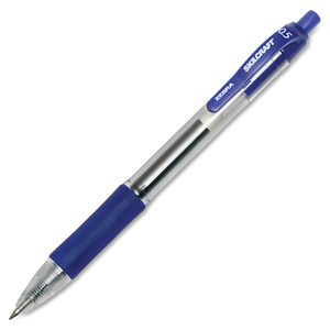 ABILITYONE Retractable Pen: Fine Tip, Blue Ink 7520016473134