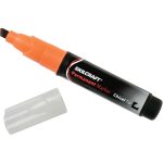 ABILITYONE Permanent Marker: Orange, Water Base, Chisel Tip 7520000790286