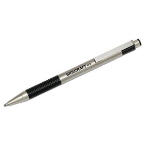 ABILITYONE Retractable Pen: Medium Tip, Black Ink 7520016661049