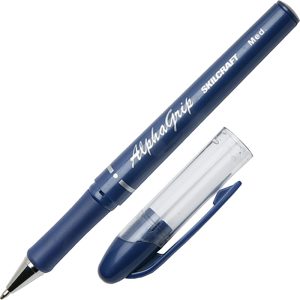 ABILITYONE Ball Point Pen: 1 mm Tip, Blue Ink 7520014244872