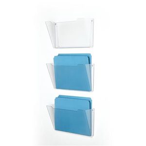 ABILITYONE Hanging File Folder: Letter, Clear 7520015827274