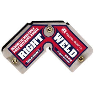 MAG-MATE 4-3/4" Wide x 9/16" Deep x 2-3/4" High Ceramic Magnetic Welding & Fabrication Square WS100
