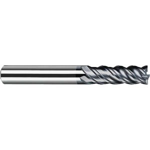 FRAISA Square End Mill: 3/16" Dia, 9/16" LOC, 4 Flute, Solid Carbide P5837252